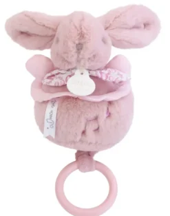 LAPIN DOUDOU - BOITE A MUSIQUE ROSE
