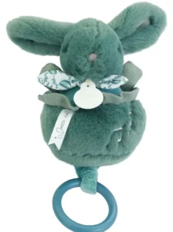 LAPIN DOUDOU - BOITE A MUSIQUE VERT SAUGE