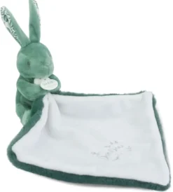 LAPIN DOUDOU - LAPIN AVEC DOUDOU VERT SAUGE