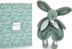 LAPIN DOUDOU VERT SAUGE