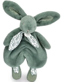 LAPIN DOUDOU VERT SAUGE