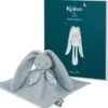 LAPINOO - DOUDOU LAPIN BLEU 30 CM