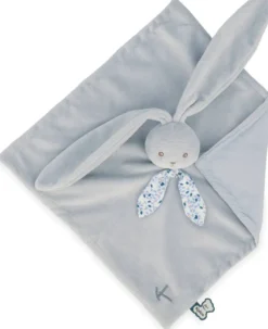 LAPINOO - DOUDOU LAPIN BLEU 30 CM
