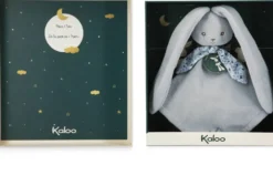 LAPINOO - DOUDOU LAPIN BLEU 30 CM