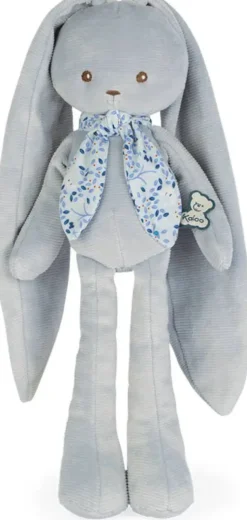 LAPINOO - PELUCHE PANTIN LAPIN BLEU - 35CM