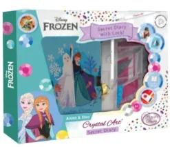 LA REINE DES NEIGES - CRYSTAL ART KIT JOURNAL INTIME A DIAMANTER ELSA ET ANNA