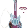 LA REINE DES NEIGES - GUITARE ELECTRONIQUE LUMINEUSE AVEC LUNETTES EQUIPEES D'UN MICRO