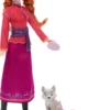 LA REINE DES NEIGES - POUPEE ANNA ET LE LOUVETEAU