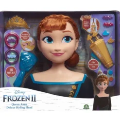 LA REINE DES NEIGES 2 - TETE A COIFFER DELUXE - ANNA