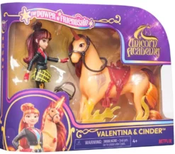L'ECOLE DES LICORNES - COFFRET LICORNE ET POUPEE CINDER ET VALENTINA
