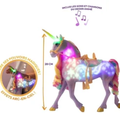 L'ECOLE DES LICORNES - LICORNE A FONCTIONS 28 CM WILDSTAR