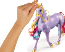 L'ECOLE DES LICORNES - LICORNE A FONCTIONS 28 CM WILDSTAR ET POUPEE 24 CM