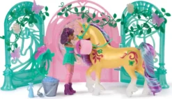 L'ECOLE DES LICORNES - PLAYSET MINI POUPEE AVA ET LEAF COLOR CHANGE