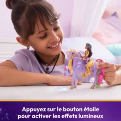 L'ECOLE DES LICORNES - POUPEE SOPHIA ET WILDSTAR MAGIC LIGHT