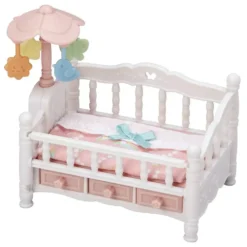 LE LIT DE BEBE ET MOBILE - SYLVANIAN TOUT POUR BEBES
