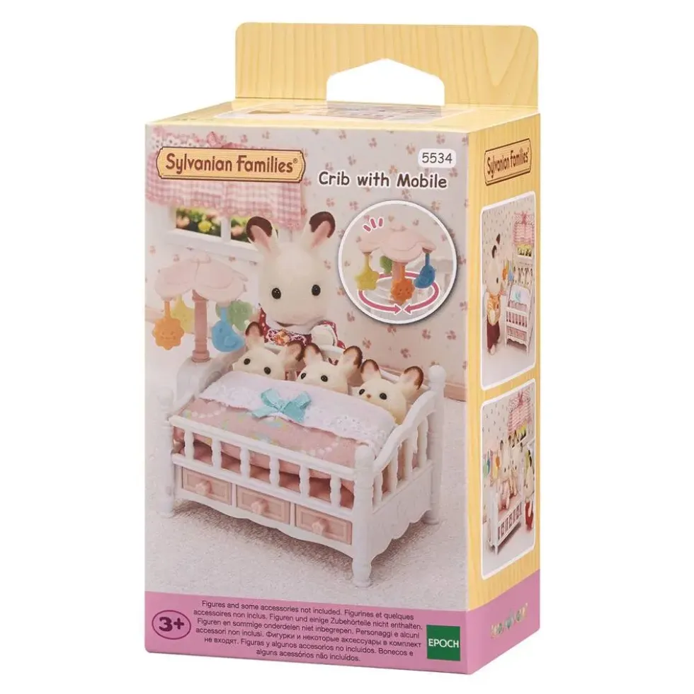 LE LIT DE BEBE ET MOBILE - SYLVANIAN TOUT POUR BEBES