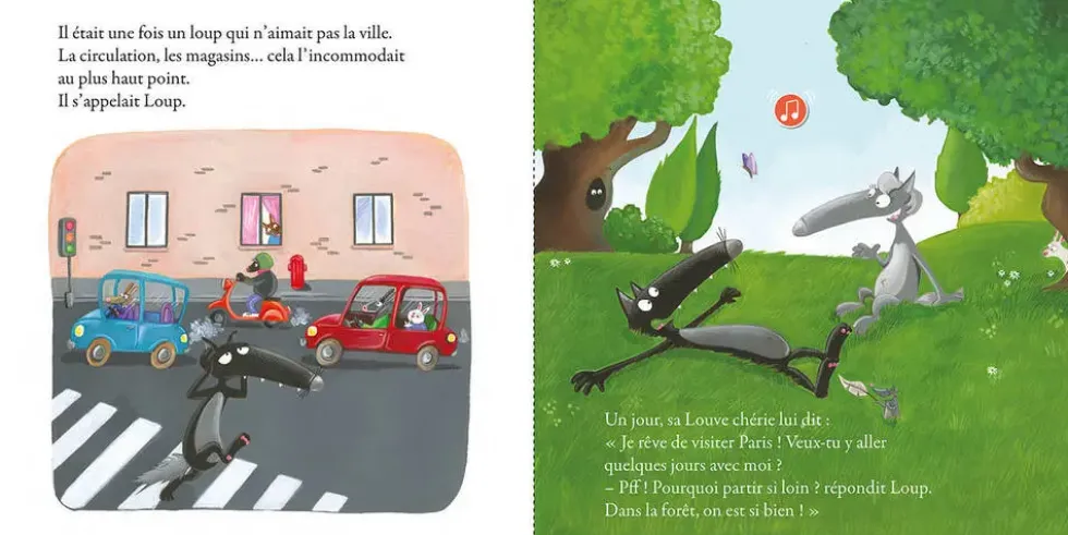 LE LOUP QUI EXPLORAIT PARIS EN MUSIQUE