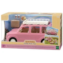 LE MONOSPACE ROSE ET SET DE PIQUE-NIQUE - SYLVANIAN VEHICULES