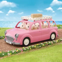 LE MONOSPACE ROSE ET SET DE PIQUE-NIQUE - SYLVANIAN VEHICULES