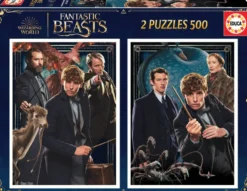 LES ANIMAUX FANTASTIQUES PUZZLE 2 X 500 PIECES