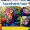 LES BEBES DE LA JUNGLE - PUZZLES 3X49 PIECES
