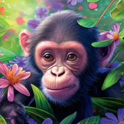 LES BEBES DE LA JUNGLE - PUZZLES 3X49 PIECES