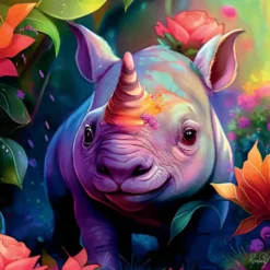 LES BEBES DE LA JUNGLE - PUZZLES 3X49 PIECES