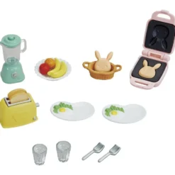LE SET PETIT DEJEUNER - SYLVANIAN MEUBLES ET ACCESSOIRES
