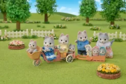 LES FRERES ET SŒURS HUSKY ET LEUR TANDEM - SYLVANIAN FAMILLES