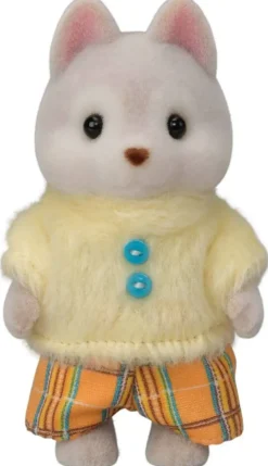 LES FRERES ET SŒURS HUSKY ET LEUR TANDEM - SYLVANIAN FAMILLES