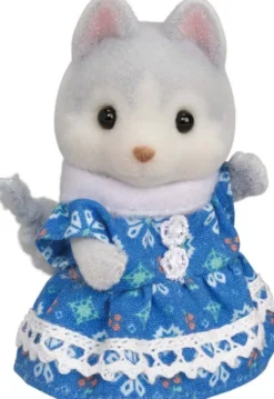 LES FRERES ET SŒURS HUSKY ET LEUR TANDEM - SYLVANIAN FAMILLES