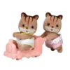 LES JUMEAUX ECUREUIL ROUX - SYLVANIAN TOUT POUR BEBES