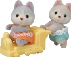 LES JUMEAUX HUSKY - SYLVANIAN FAMILLES