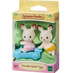 LES JUMEAUX LAPIN CHOCOLAT - SYLVANIAN TOUT POUR BEBES
