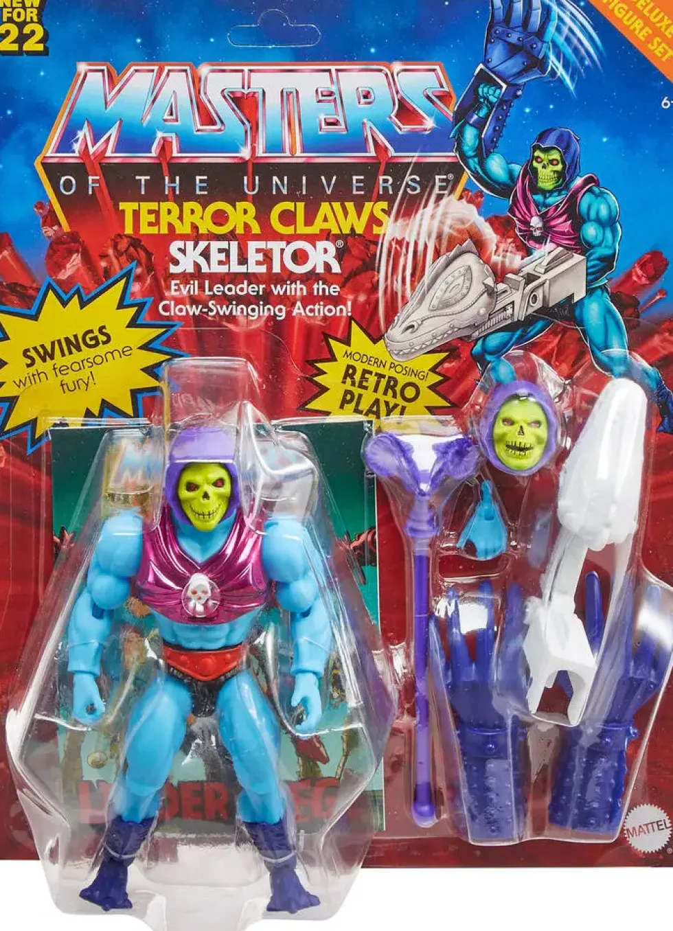 LES MAITRES DE L'UNIVERS ORIGINS - FIGURINE ARTICULEE SKELETOR