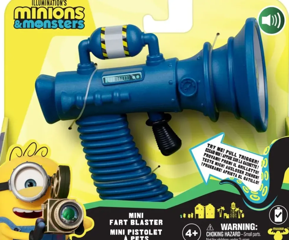 LES MINIONS 3 - MINI PISTOLET A PROUTS