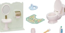 LES TOILETTES - SYLVANIAN MEUBLES ET ACCESSOIRES