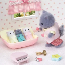 LES TRIPLES CHAT PERSAN - SYLVANIAN FAMILLES