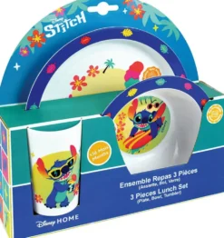 LILO ET STITCH ENSEMBLE REPAS 3 PCES