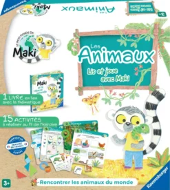 LIS ET JOUE AVEC MAKI - LES ANIMAUX
