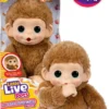 LITTLE LIVE PETS - MON BEBE SINGE MINI CARAMEL