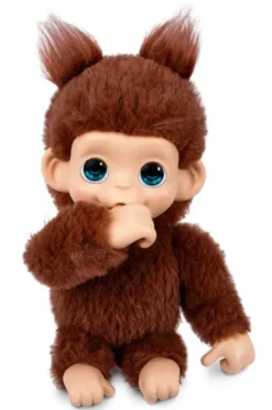 LITTLE LIVE PETS -MON BEBE SINGE MINI MARRON