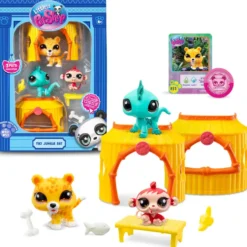 LITTLE PET SHOP - PACK A THEME 3 PETS - TIKI JUNGLE