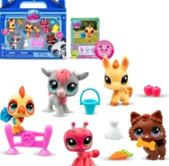 LITTLE PET SHOP -PACK DE 5 PETS - FERME