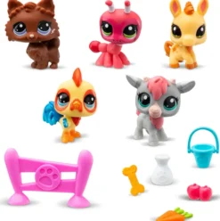 LITTLE PET SHOP -PACK DE 5 PETS - FERME