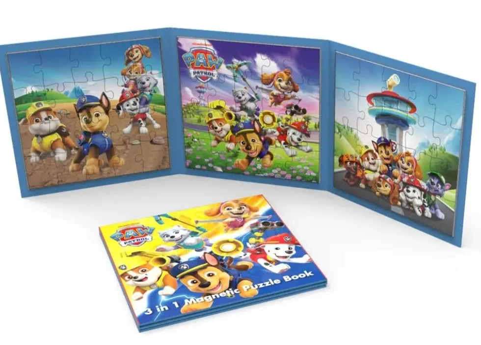 LIVRE DE VOYAGE 3 PUZZLES MAGNETIQUES