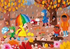 LIVRE-PUZZLE LES 4 SAISONS - SOPHIA TOULIATOU