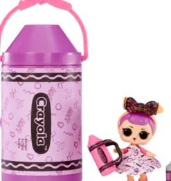 LOL SURPRISE - LOVES CRAYOLA COLOR ME STUDIO POUPEE 7.5 CM