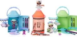 LOL SURPRISE - LOVES CRAYOLA COLOR ME STUDIO POUPEE 7.5 CM