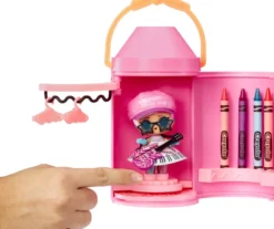LOL SURPRISE - LOVES CRAYOLA COLOR ME STUDIO POUPEE 7.5 CM